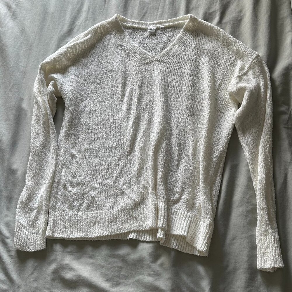 Gap XL Tall White Sweater